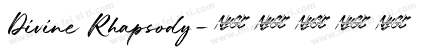 Divine Rhapsody字体转换